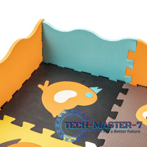 Mata edukacyjna piankowa puzzle zwierzątka kolorowa 114 x 114 cm 25 elementów Mata edukacyjna piankowa puzzle zwierzątka kolorowa 114 x 114 cm 25 elementów