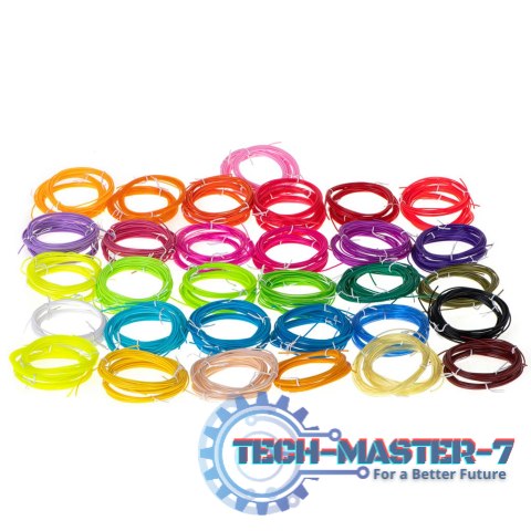 Wkłady do długopisu 3D filament 90szt x 3m zapas 270m Wkłady do długopisu 3D filament 90szt x 3m zapas 270m