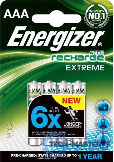 Baterie ENERGIZER AAA (LR03, R03, 24A, MN2400, AM4, UM4, HP16) 800mAh 4 szt. 635751 Baterie ENERGIZER AAA (LR03, R03, 24A, MN2400, AM4, UM4, HP16) 800mAh 4 szt. 635751
