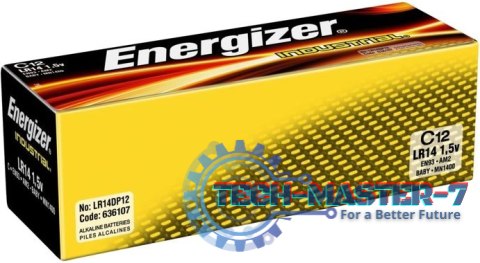 Baterie ENERGIZER Alkaliczna C (LR14, R14, 14A, UM2, MN1400, HP11) 12 szt. 636107 Baterie ENERGIZER Alkaliczna C (LR14, R14, 14A, UM2, MN1400, HP11) 12 szt. 636107