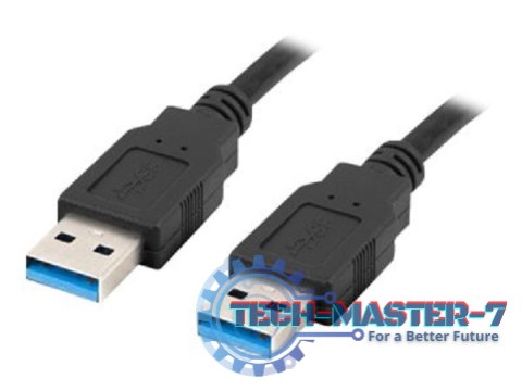 Kabel USB LANBERG USB typ A 1 Kabel USB LANBERG USB typ A 1