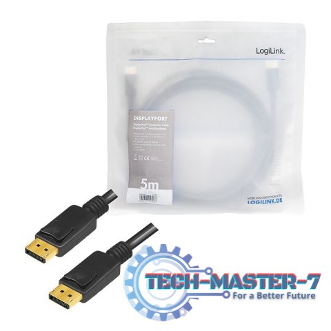 LOGILINK CV0139 5m /s1x DisplayPort 1x DisplayPort LOGILINK CV0139 5m /s1x DisplayPort 1x DisplayPort