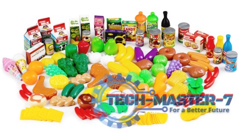 Zestaw produktów spożywczych warzywa owoce do kuchni 120 sztuk MULTISTORE Zestaw produktów spożywczych warzywa owoce do kuchni 120 sztuk MULTISTORE