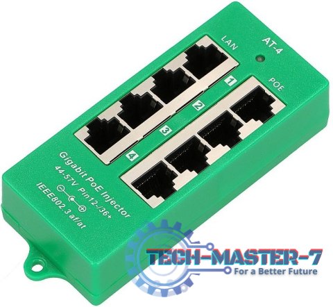 EXTRALINK ACTIVE POE INJECTOR 4 PORT GIGABIT 802.3AT/AF MODE A EXTRALINK ACTIVE POE INJECTOR 4 PORT GIGABIT 802.3AT/AF MODE A