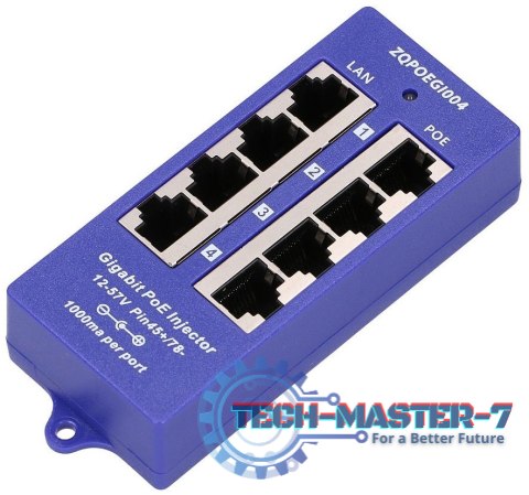 EXTRALINK POE INJECTOR 4 PORT GIGABIT EXTRALINK POE INJECTOR 4 PORT GIGABIT