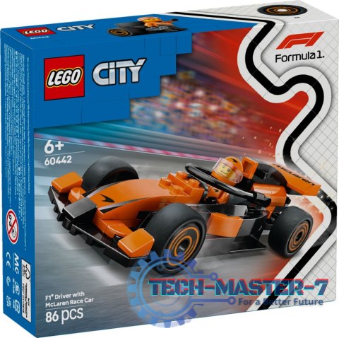 LEGO CITY F1 Kierowca i bolid McLaren 60442 LEGO CITY F1 Kierowca i bolid McLaren 60442