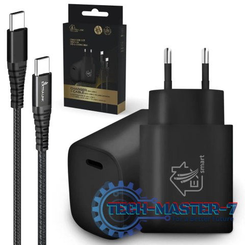 Ładowarka EXTRALINK CAB-CHAR-SET02(USB typu C) Ładowarka EXTRALINK CAB-CHAR-SET02(USB typu C)