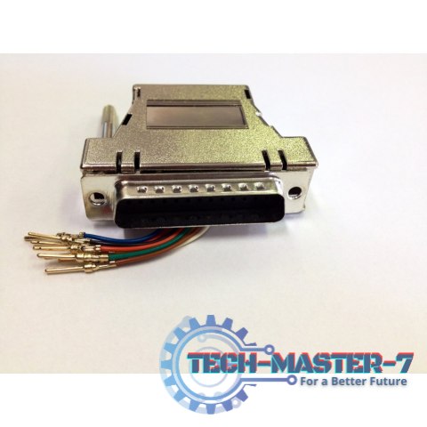 Adapter wtyk D-Sub 25-Pin DB25 na RJ45 gniazdo Adapter wtyk D-Sub 25-Pin DB25 na RJ45 gniazdo