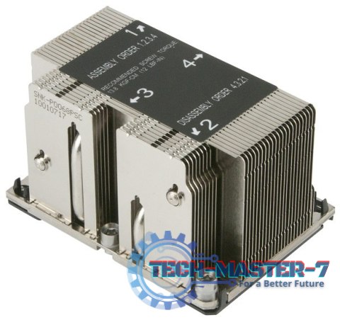 Chłodzenie procesora SUPERMICRO SNK-P0068PSC Chłodzenie procesora SUPERMICRO SNK-P0068PSC