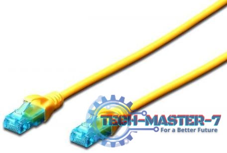 DIGITUS Cat5e U/UTP 0.5 m Żółty 0.5 Patchcord DIGITUS Cat5e U/UTP 0.5 m Żółty 0.5 Patchcord
