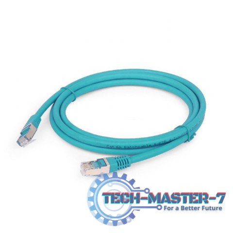 GEMBIRD S/FTP Kat. 6A 0.5 m Zielony 0.5 Patchcord GEMBIRD S/FTP Kat. 6A 0.5 m Zielony 0.5 Patchcord