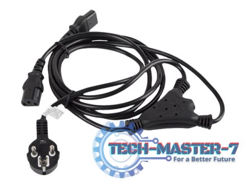 Kabel zasilający LANBERG 2x IEC C13 1.8m. CA-C13C-13CC-0018-BK Kabel zasilający LANBERG 2x IEC C13 1.8m. CA-C13C-13CC-0018-BK