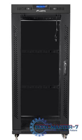 SZAFA INSTALACYJNA RACK STOJĄCA 19" 37U 800X1000 CZARNA DRZWI SZKLANE LCD LANBERG (FLAT PACK) V2 SZAFA INSTALACYJNA RACK STOJĄCA 19" 37U 800X1000 CZARNA DRZWI SZKLANE LCD LANBERG (FLAT PACK) V2