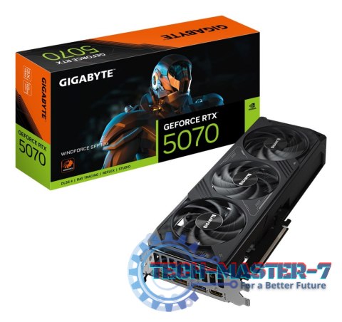 Karta graficzna Gigabyte GeForce RTX 5070 Windforce SFF 12GB GDDR7 DLSS4 Karta graficzna Gigabyte GeForce RTX 5070 Windforce SFF 12GB GDDR7 DLSS4