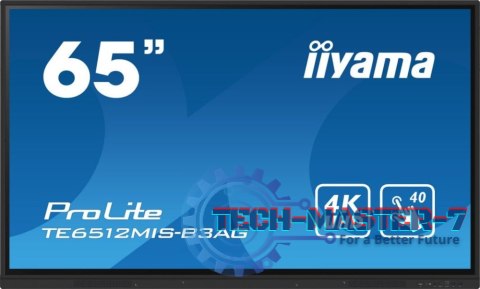 Monitor dotykowy IIYAMA TE6512MIS-B3AG (65" /IPS /60Hz /3840 x 2160 /Czarny ) Monitor dotykowy IIYAMA TE6512MIS-B3AG (65" /IPS /60Hz /3840 x 2160 /Czarny )