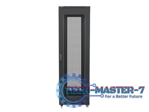 SZAFA INSTALACYJNA RACK STOJĄCA 19" 42U 600X600 CZARNA DRZWI PERFOROWANE LCD LANBERG (FLAT PACK) V2 SZAFA INSTALACYJNA RACK STOJĄCA 19" 42U 600X600 CZARNA DRZWI PERFOROWANE LCD LANBERG (FLAT PACK) V2