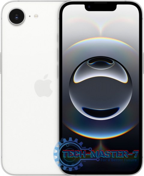Smartphone APPLE iPhone 16E 8/128 GB Biały MD1R4HX/A Smartphone APPLE iPhone 16E 8/128 GB Biały MD1R4HX/A