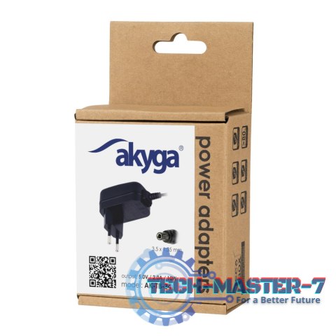 Zasilacz AKYGA AK-TB-34(1x wtyk 3.5 x 1.35 mm\2000mA\5V) Zasilacz AKYGA AK-TB-34(1x wtyk 3.5 x 1.35 mm\2000mA\5V)
