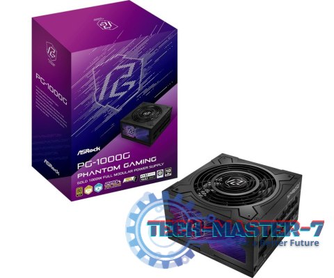 Zasilacz PC ASROCK 1000W 90-UXP100-GFEAAB Zasilacz PC ASROCK 1000W 90-UXP100-GFEAAB