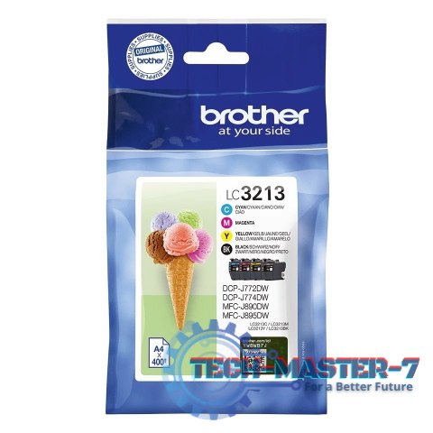 Zestaw tuszy BROTHER LC3213VAL Zestaw tuszy BROTHER LC3213VAL