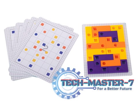 Gra logiczna układanka klocki tetris łamigłówka+ karty 42el. Gra logiczna układanka klocki tetris łamigłówka+ karty 42el.