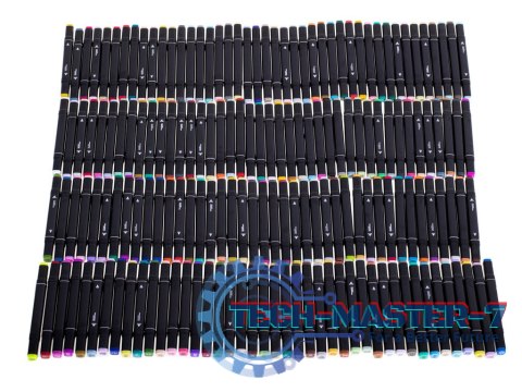 Markery dwustronne alkoholowe w etui 168 sztuk Markery dwustronne alkoholowe w etui 168 sztuk