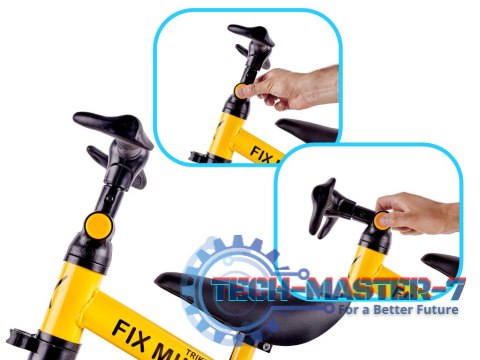 Rowerek Trike Fix Mini biegowy trójkołowy 3w1 z pedałami żółty Rowerek Trike Fix Mini biegowy trójkołowy 3w1 z pedałami żółty