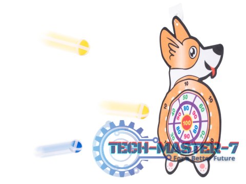 Tarcza Dart z rzutkami piłkami na rzep corgi Tarcza Dart z rzutkami piłkami na rzep corgi