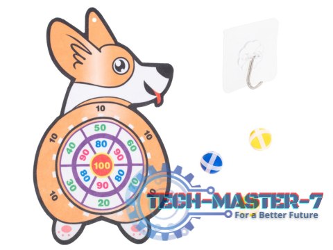 Tarcza Dart z rzutkami piłkami na rzep corgi Tarcza Dart z rzutkami piłkami na rzep corgi