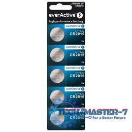 Bateria litowa guzikowa everActive CR2016 blister 5szt