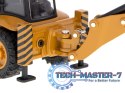Koparka ładowarka metalowa z ruchomymi łyżkami Die-Cast H-toys 1704 1:50