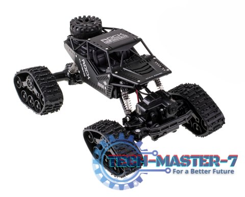 Samochód zdalnie sterowany na pilota RC Rock Crawler 4x4 LHC012 auto 2w1 czarny Samochód zdalnie sterowany na pilota RC Rock Crawler 4x4 LHC012 auto 2w1 czarny