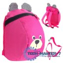 Plecak dla przedszkolaka dziecięcy plecaczek miś różowy Plecak dla przedszkolaka dziecięcy plecaczek miś różowy