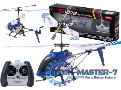Helikopter zdalnie sterowany na pilota RC SYMA S107G niebieski Helikopter zdalnie sterowany na pilota RC SYMA S107G niebieski