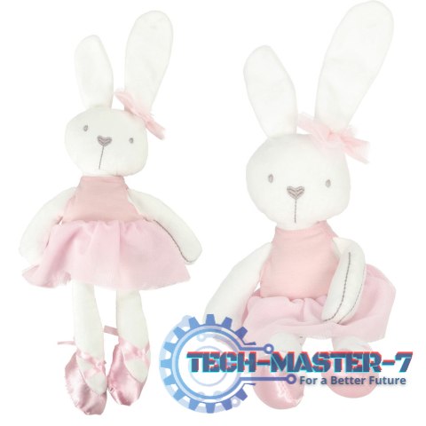Maskotka pluszowa królik w różowej sukience 42cm Maskotka pluszowa królik w różowej sukience 42cm