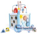 Drewniana kostka edukacyjna sorter +klocki ECOTOYS ECOTOYS