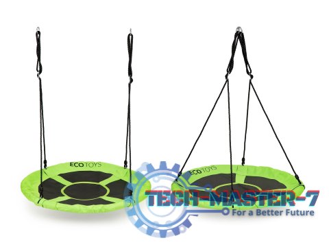 Huśtawka ogrodowa bocianie gniazdo 100cm ECOTOYS zielona ECOTOYS Huśtawka ogrodowa bocianie gniazdo 100cm ECOTOYS zielona ECOTOYS