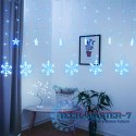 Lampki płatki śniegu gwiazdki świąteczne światełka kurtyna 138LED MULTISTORE