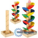 Drzewko edukacyjne klocki drewniane tor kulkowy Kulodrom Montessori Drzewko edukacyjne klocki drewniane tor kulkowy Kulodrom Montessori