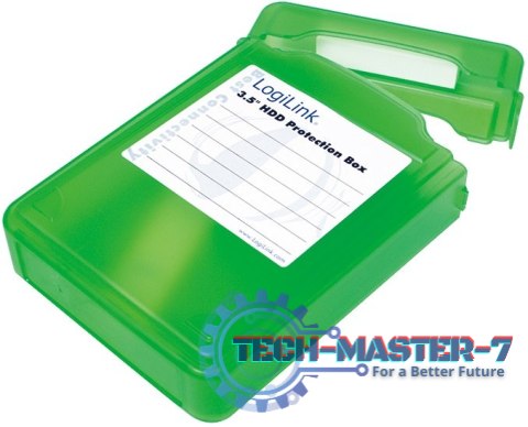 Pudełko ochronne do HDD 3.5', zielone Pudełko ochronne do HDD 3.5', zielone