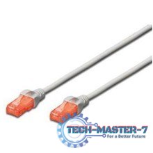 DIGITUS Cat6 U/UTP 0.5 m Szary 0.5 Patchcord DIGITUS Cat6 U/UTP 0.5 m Szary 0.5 Patchcord