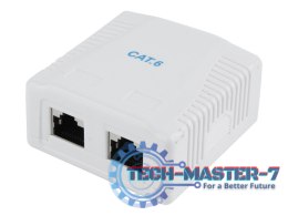 Gniazdo sieciowe CAT6 FTP 2 port