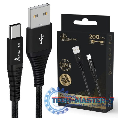 Kabel USB EXTRALINK USB typ C 2 Kabel USB EXTRALINK USB typ C 2