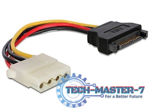 Kabel zasilający GEMBIRD SATA 15-pin - Molex 4-pin 0.15m. CC-SATA-PS-M Kabel zasilający GEMBIRD SATA 15-pin - Molex 4-pin 0.15m. CC-SATA-PS-M