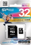 Karta pamięci SILICON POWER 32 GB Adapter SD Karta pamięci SILICON POWER 32 GB Adapter SD