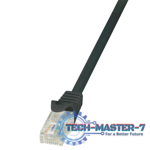 LOGILINK U/UTP Cat.6 0.25 m Czarny 0.25 Patchcord LOGILINK U/UTP Cat.6 0.25 m Czarny 0.25 Patchcord