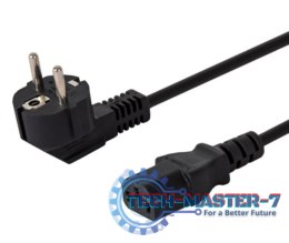 Kabel zasilający SAVIO Wtyczka typ C/F (Schuko) 3m. CL-146