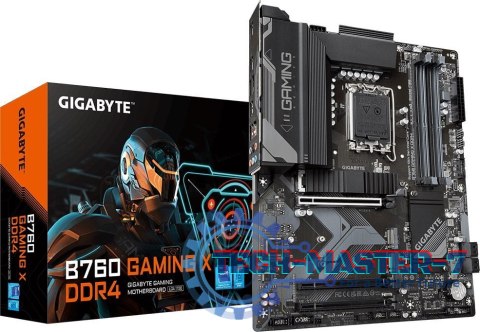 Płyta główna GIGABYTE B760 GAMING X DDR4 LGA1700 ATX Płyta główna GIGABYTE B760 GAMING X DDR4 LGA1700 ATX