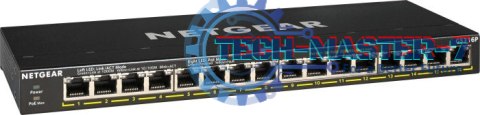 Przełącznik NETGEAR GS316P-100EUS (16x 10/100/1000 PoE ) Przełącznik NETGEAR GS316P-100EUS (16x 10/100/1000 PoE )