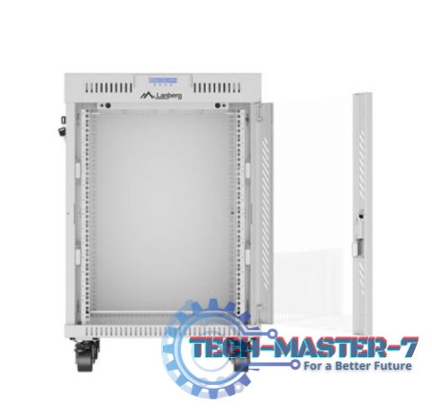 SZAFA INSTALACYJNA RACK STOJĄCA 19" 15U 600X600 SZARA DRZWI SZKLANE LCD LANBERG (FLAT PACK) V2 SZAFA INSTALACYJNA RACK STOJĄCA 19" 15U 600X600 SZARA DRZWI SZKLANE LCD LANBERG (FLAT PACK) V2